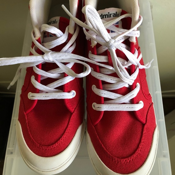 Admiral Shoes - Admiral Red Woman's Sneakers